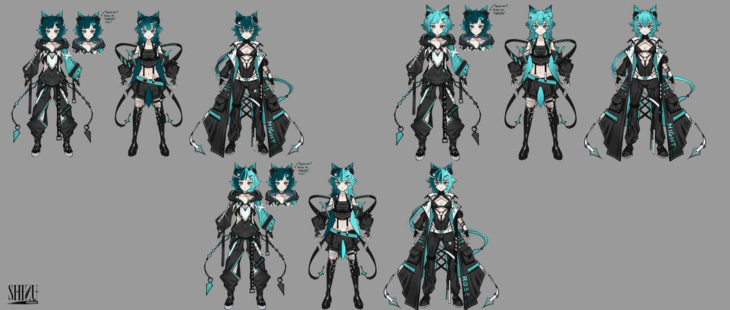 NightRose&#39;s Concept Sketches