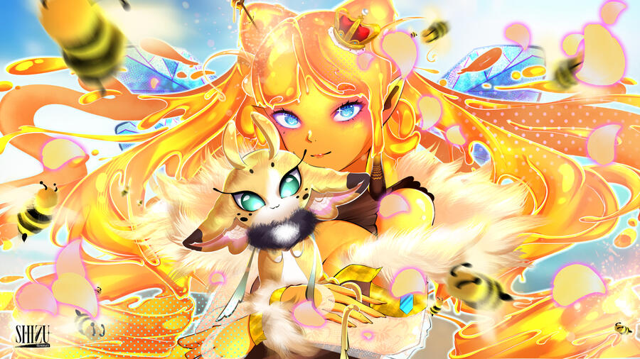 Queenie's Bust Wallpaper