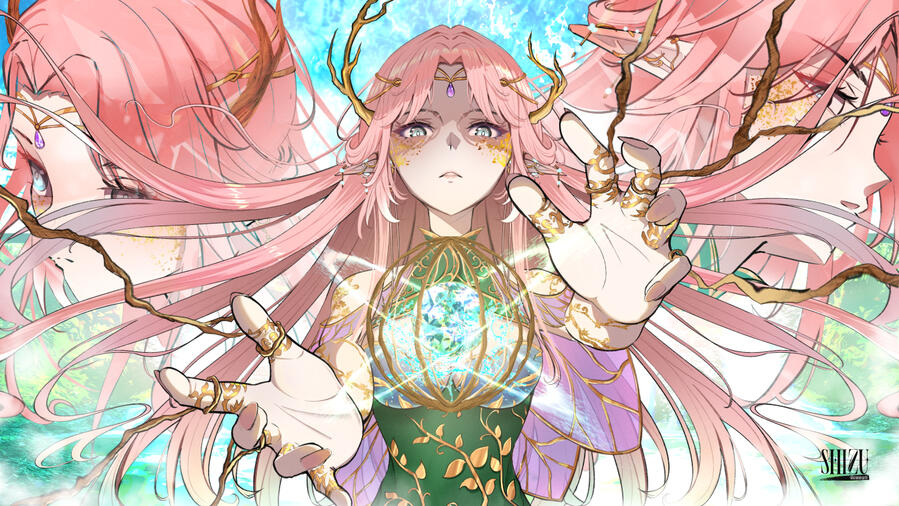 Queenie's Bust Wallpaper